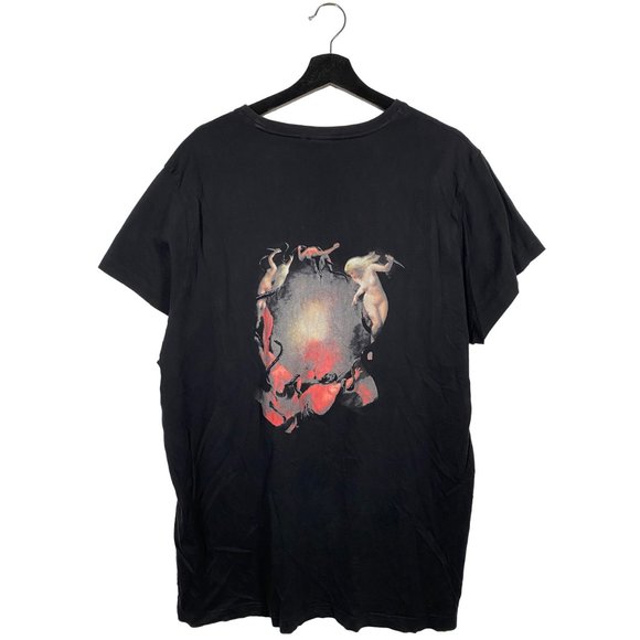 Puma XO Oversized Angels Graphics Tee Black mens size XL - Picture 1 of 5